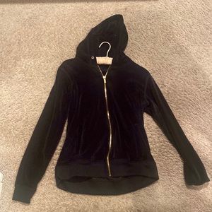 black velvet jogger jacket. brand: amazon, size: small, condition: good